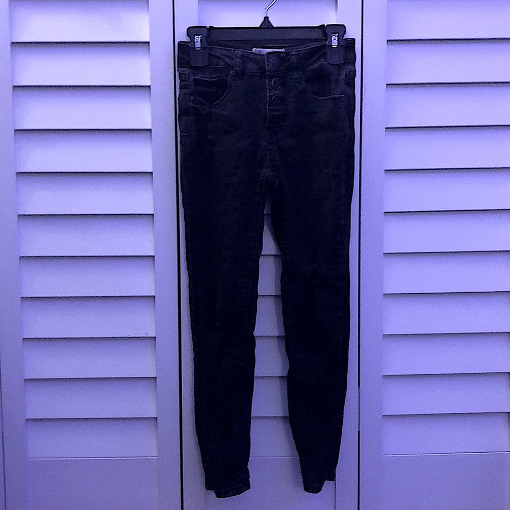 Kids Black RSQ High Rise Ankle Skinny Jeans